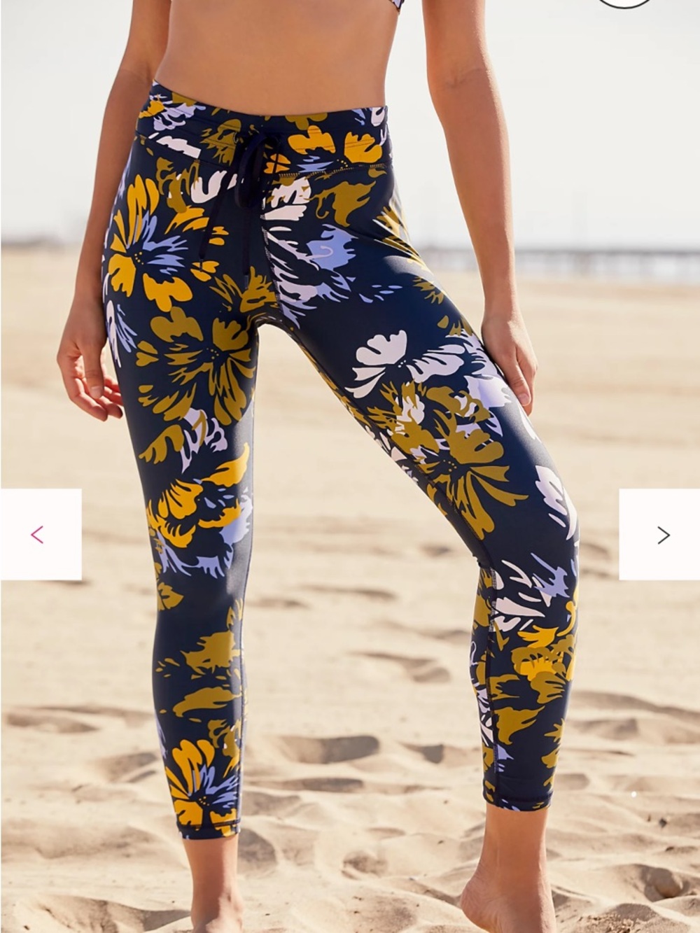 The Upside Kauai Floral Midi Pants Sz S